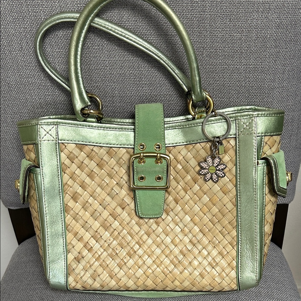Coach Woven Small Tote Bag